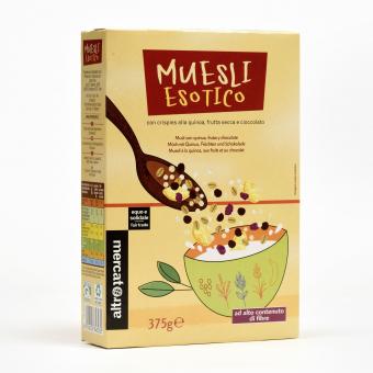 Muesli Esotico - mit Quinoa, Trockenfrüchte und Schokolade- 375 